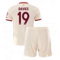 Camiseta Bayern Munich Alphonso Davies #19 Tercera Equipación para niños 2024-25 manga corta (+ pantalones cortos)